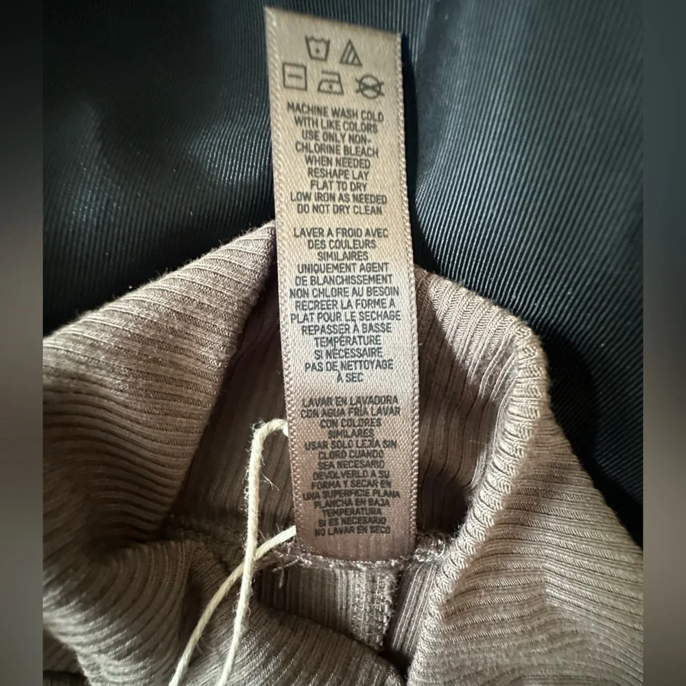 NWT SKIMS Soft Lounge Mock Neck Long Sleeve Dress Size SMALL - Picture 7 of 10